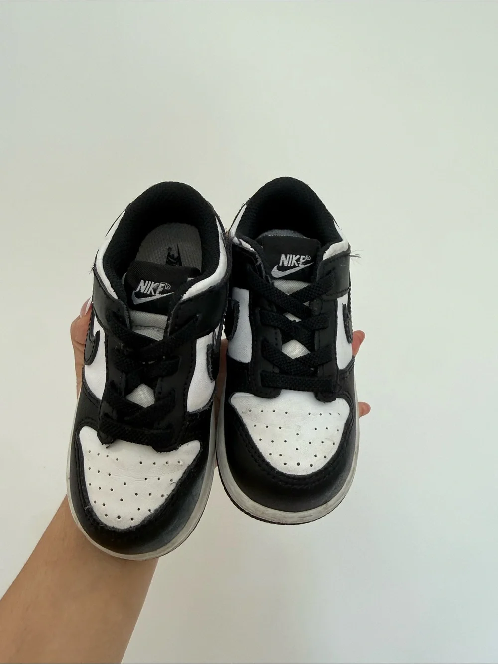 Nike Kids Black and White Low-Cut Sneaker
